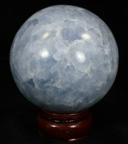 Polished Blue Calcite Sphere #32131